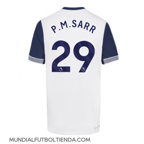 Camiseta Tottenham Hotspur Pape Matar Sarr #29 Primera Equipación Replica 2024-25 mangas cortas